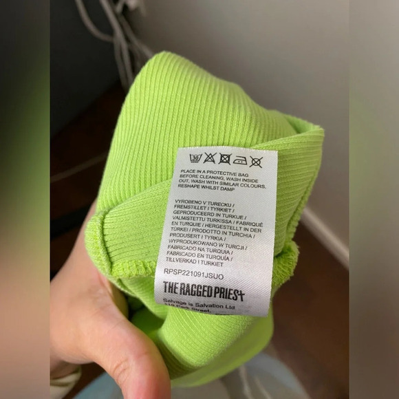 The Ragged Priest Cut Out Ribbed Crop  Tank - Picture 7 of 7